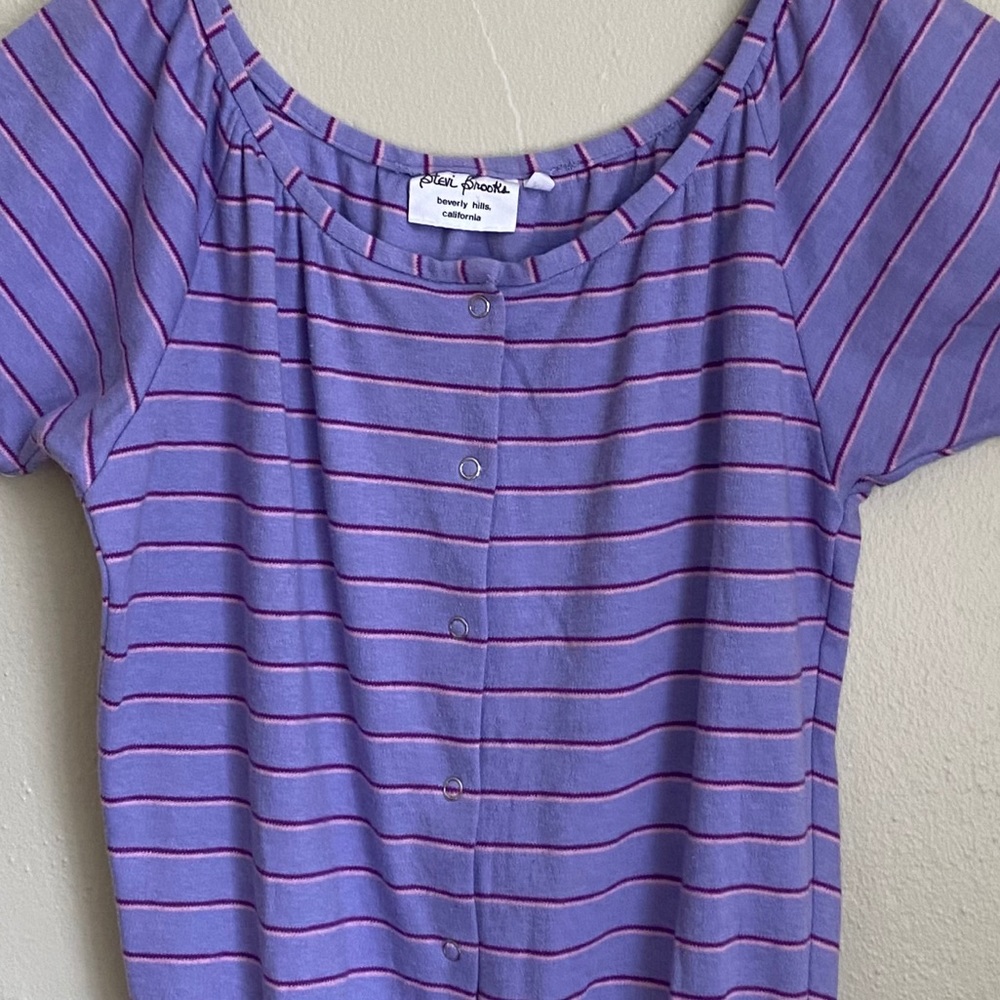 Purple body suit